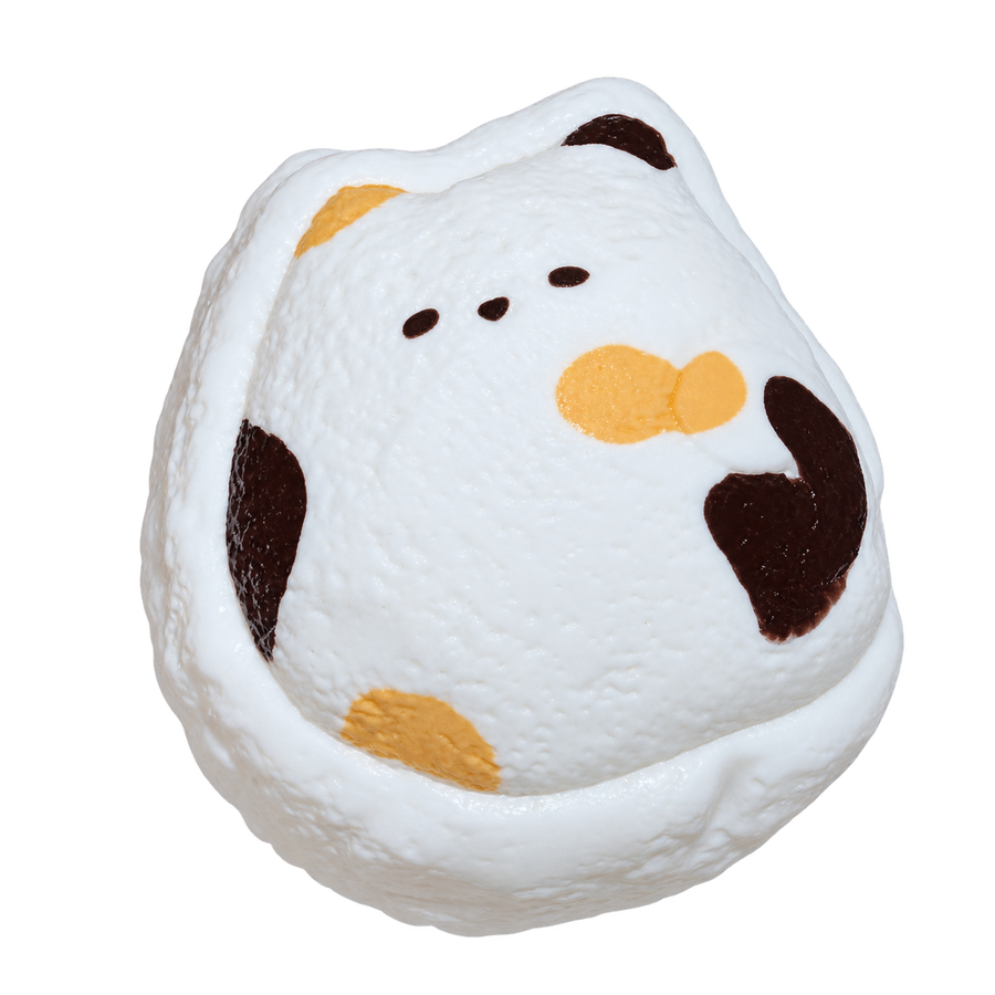 Sleepy Calico Cat Taba Squishy — One Style — isolated product view
