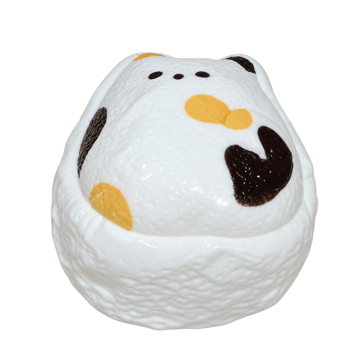Sleepy Calico Cat Taba Squishy — One Style — isolated product view