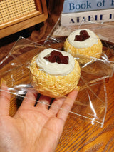 Chocolate Oat Ball Taba Squishy — One Style — original product photograph