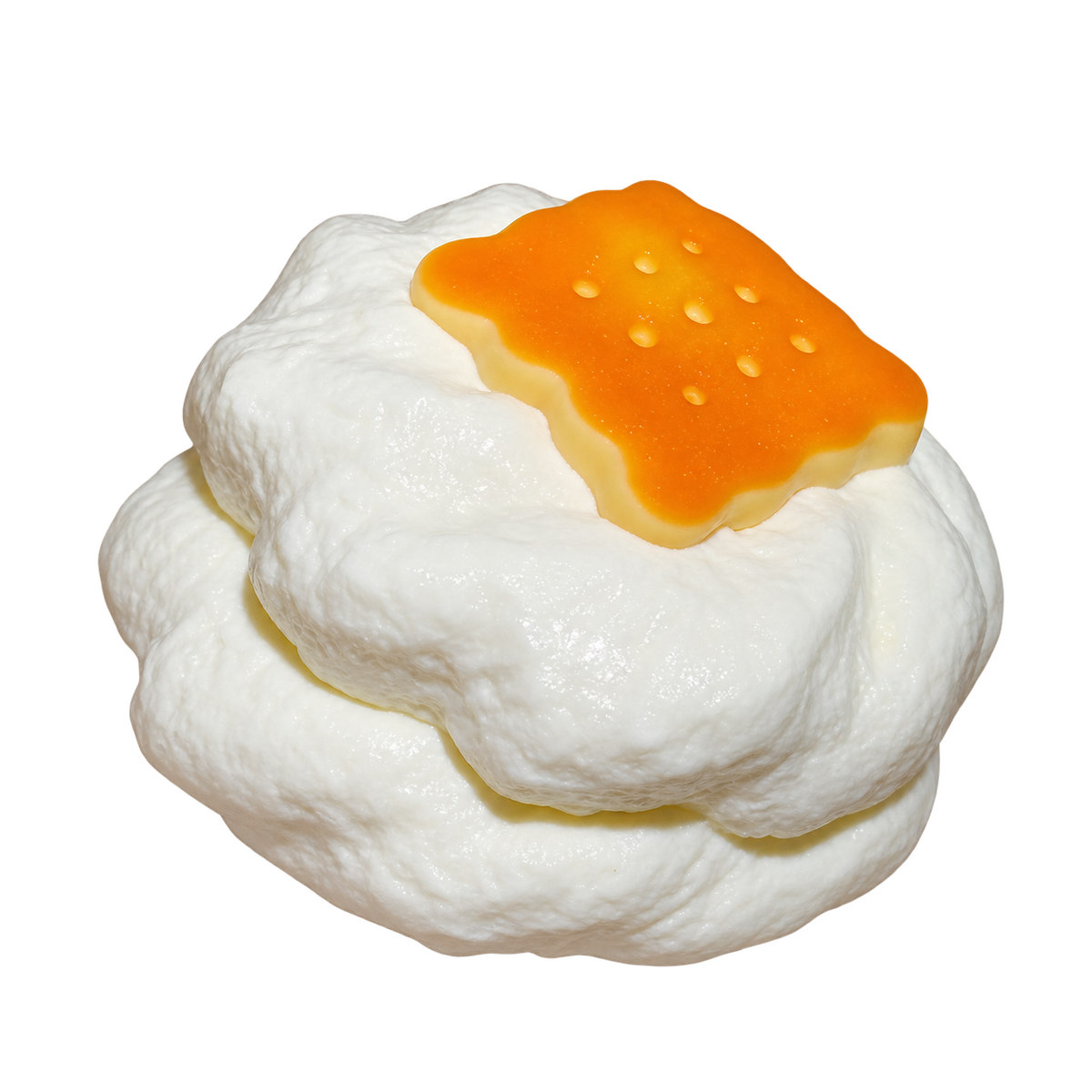 Double Cream Cookie Stack Taba Squishy — One Style — isolated product view
