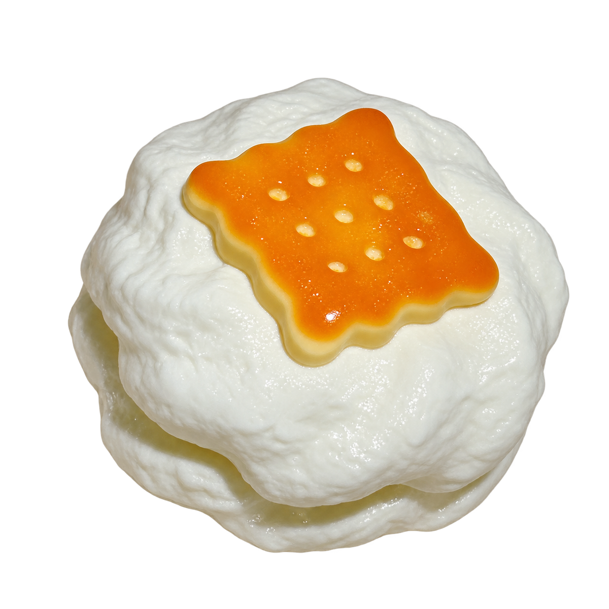 Double Cream Cookie Stack Taba Squishy — One Style — isolated product view