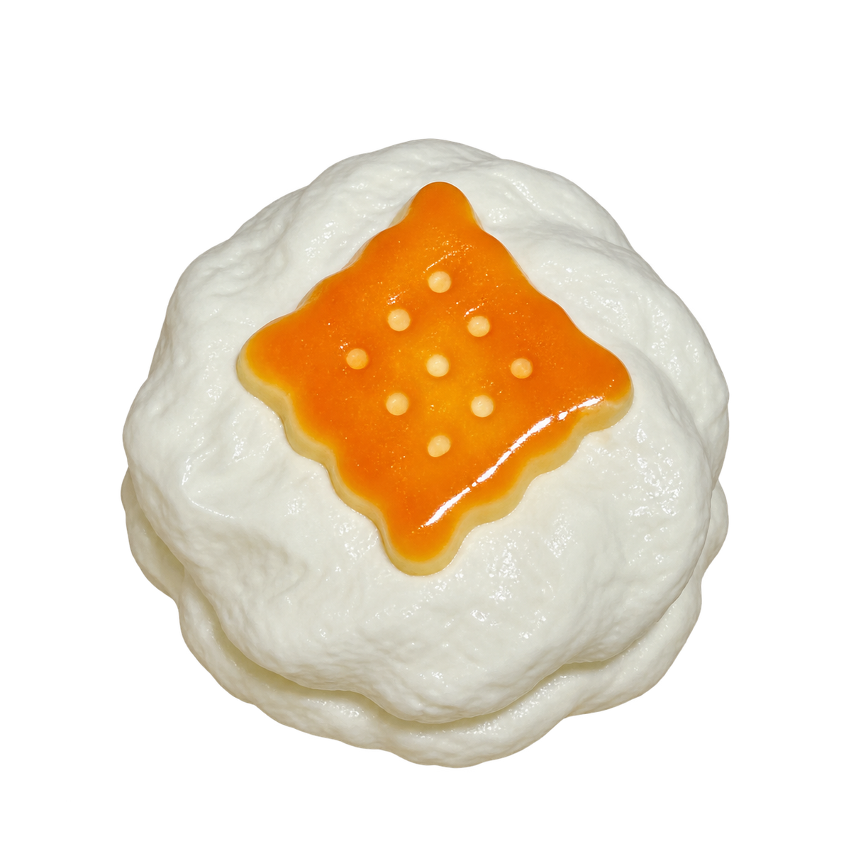 Double Cream Cookie Stack Taba Squishy — One Style — isolated product view
