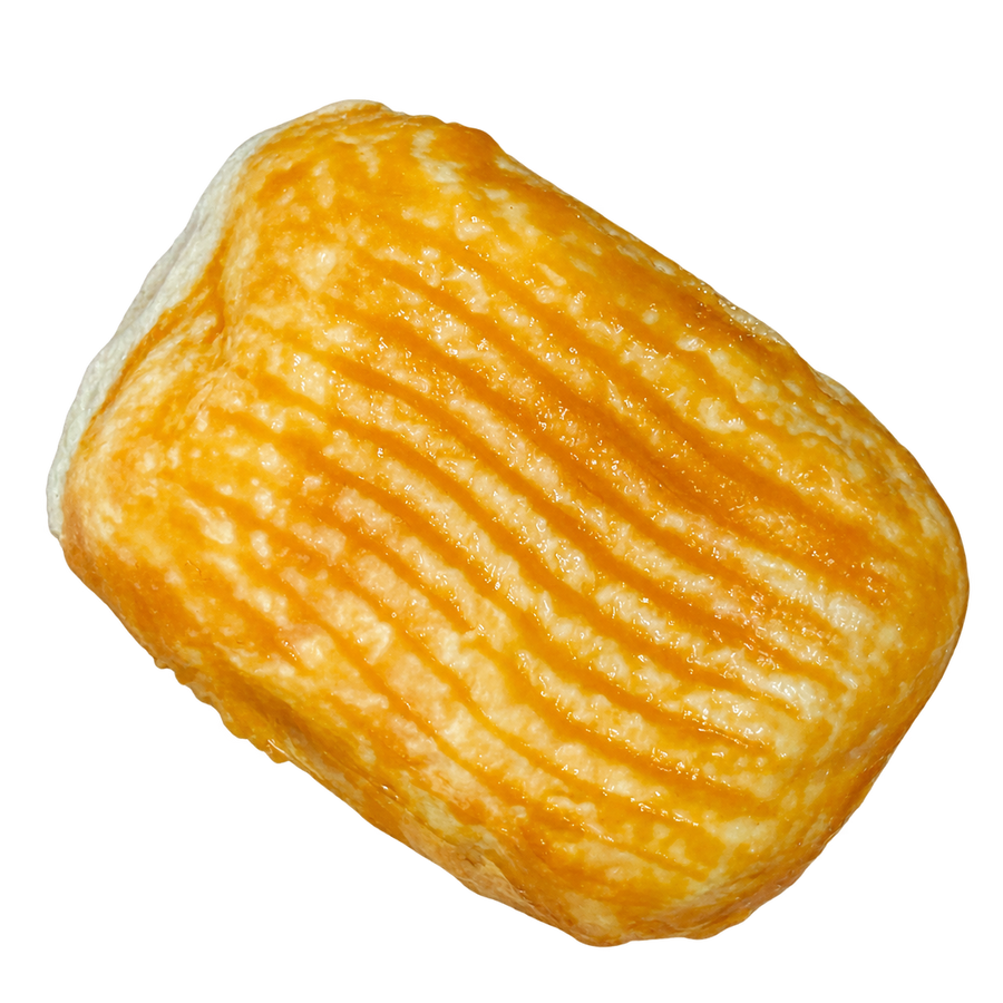 Fluffy Bread Bun Taba Squishy — One Style — isolated product view