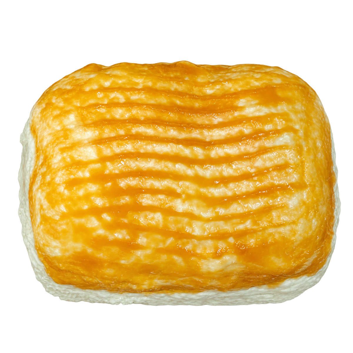 Fluffy Bread Bun Taba Squishy — One Style — isolated product view