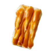 Ruffled Cream Cake Taba Squishy — One Style — isolated product view