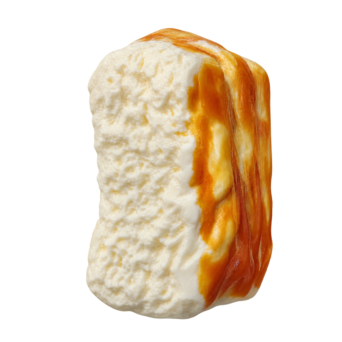 Ruffled Cream Cake Taba Squishy — One Style — isolated product view