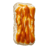 Ruffled Cream Cake Taba Squishy — One Style — isolated product view