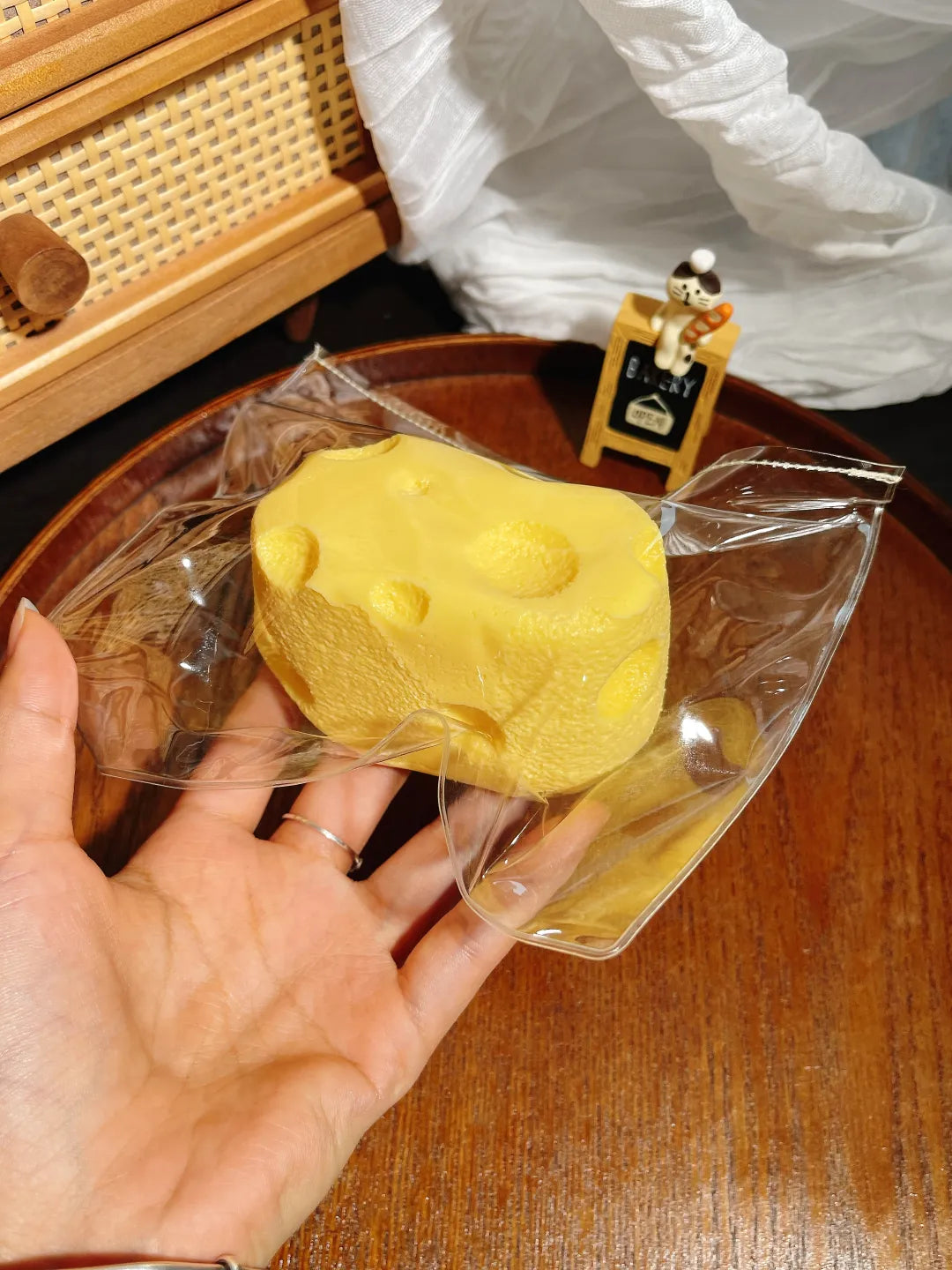 Velvet Cheesecake Taba Squishy — One Style — original product photograph