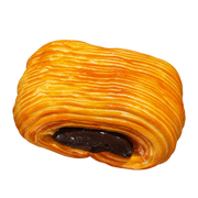 Chocolate Brownie Croissant Taba Squishy — One Style — isolated product view