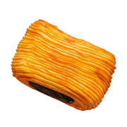 Chocolate Brownie Croissant Taba Squishy — One Style — isolated product view
