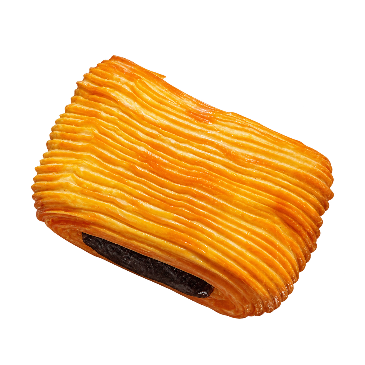 Chocolate Brownie Croissant Taba Squishy — One Style — isolated product view