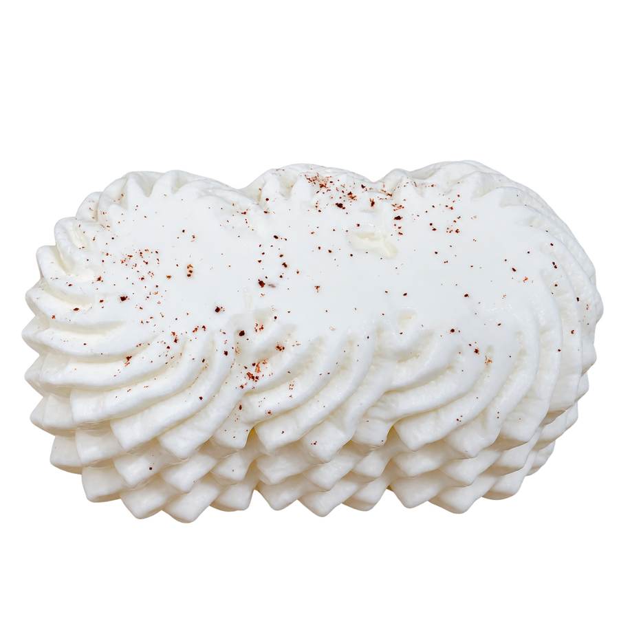 Triple Cream Stack Taba Squishy — White — isolated product view