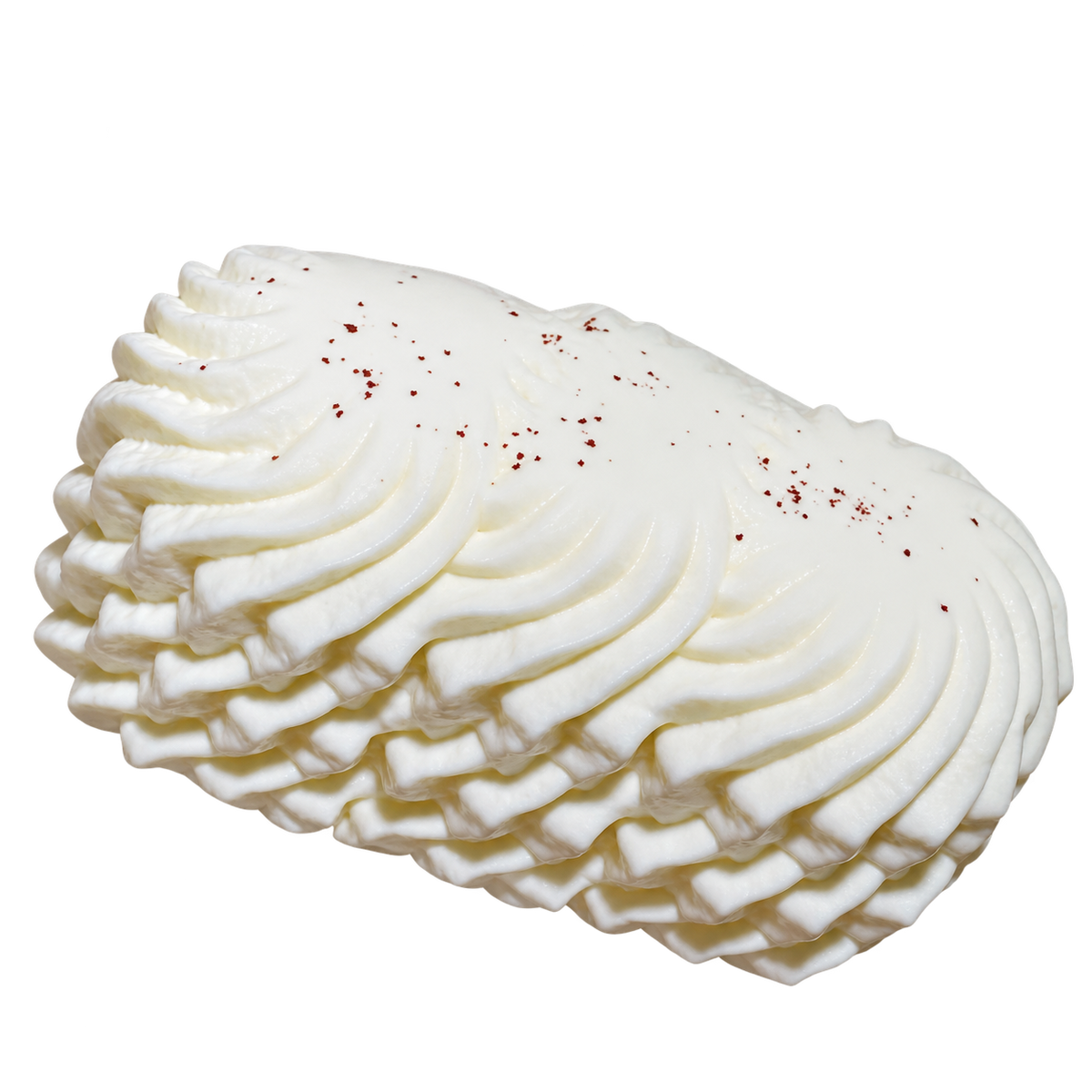 Triple Cream Stack Taba Squishy — White — isolated product view