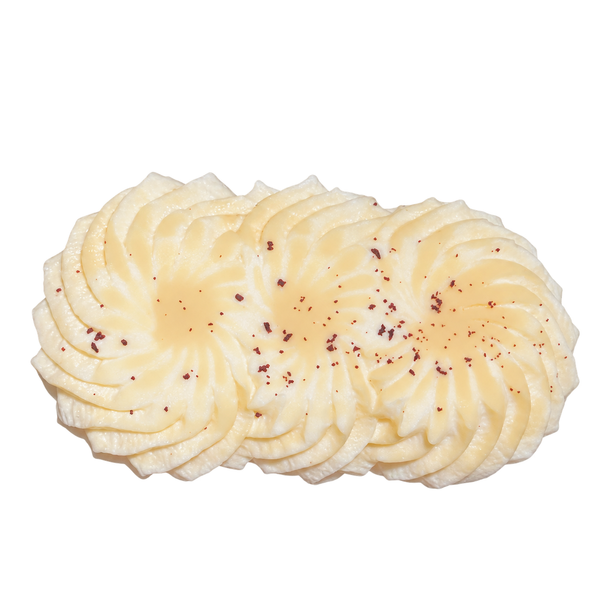 Triple Cream Stack Taba Squishy — Soy Milk — isolated product view
