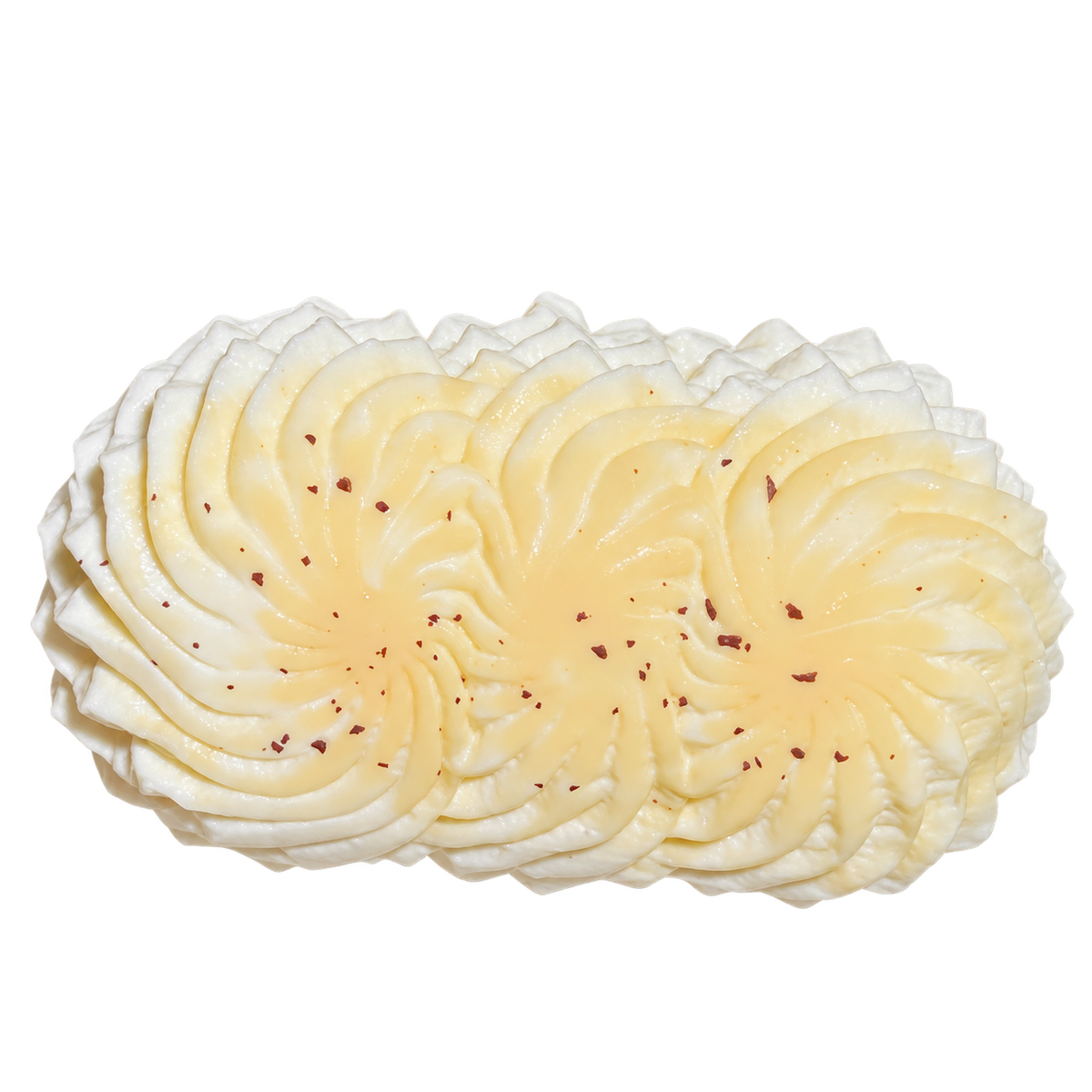 Triple Cream Stack Taba Squishy — Soy Milk — isolated product view