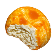 Bite Mark Bread Roll Taba Squishy — One Style — isolated product view