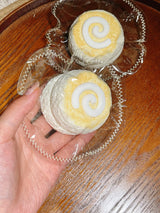 Mini Cream Sandwich Toast Taba Squishy — One Style — original product photograph