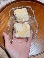 Mini Split Bread Bun Taba Squishy — One Style — original product photograph