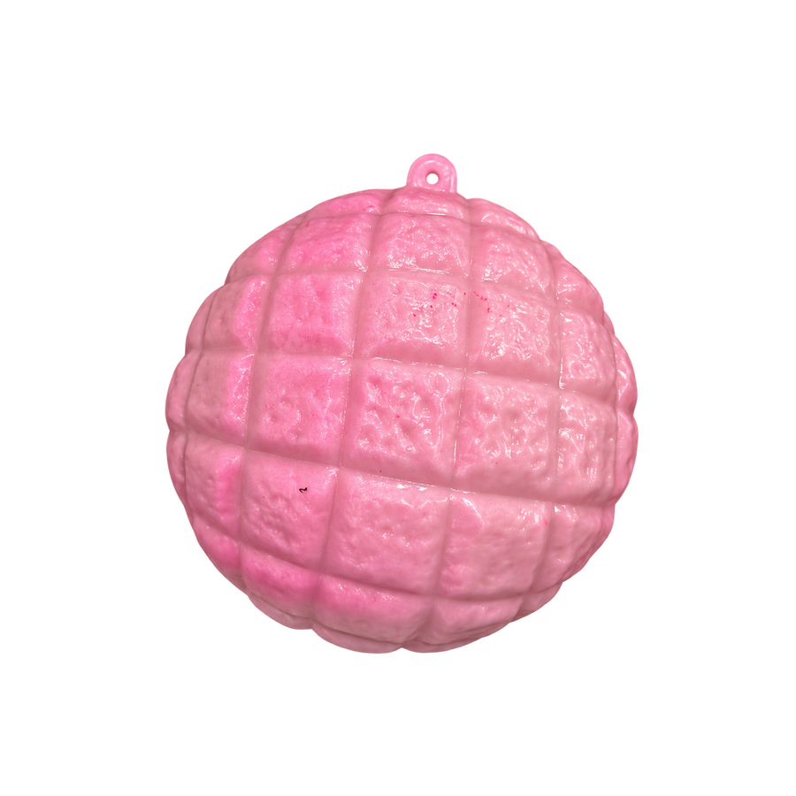 Pink Pineapple Bun — HB012-01 — Isolated product cutout